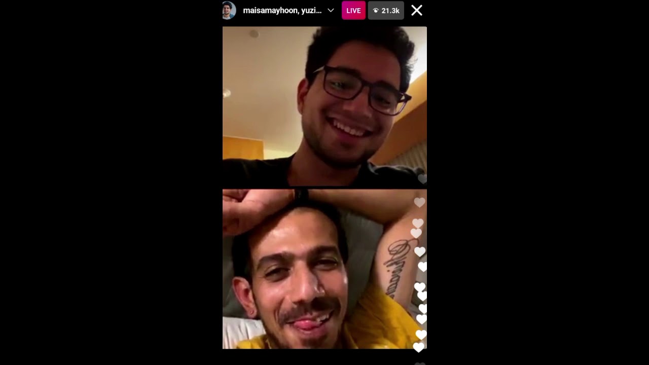 SAMAY RAINA NUMBER LEAK | YUZI CHAHAL | YUZVENDRA CHAHAL | VIDIT GUJRATHI | INSTAGRAM LIVE