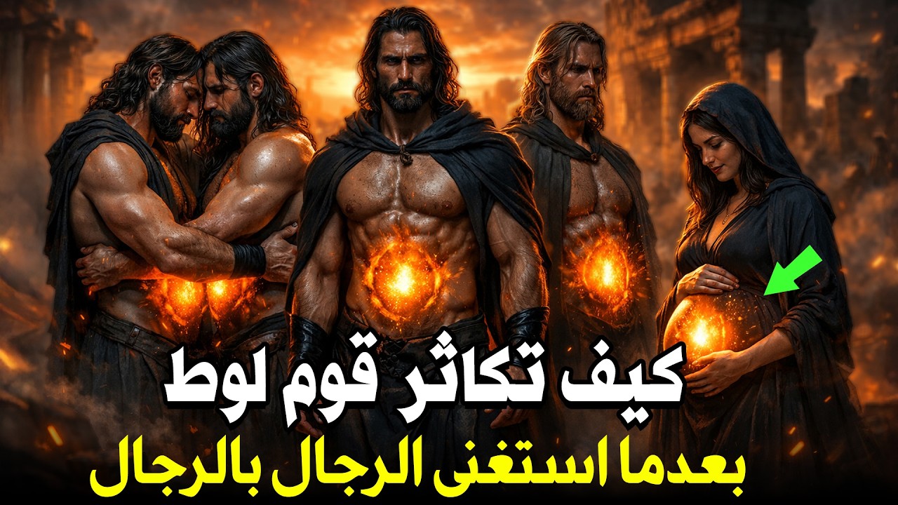 قصص القران- كيف كان يتكاثر قوم لوط وهم لا يأتون النساء؟! ومن أول شخص علمهم الزنا والفاحشة ؟