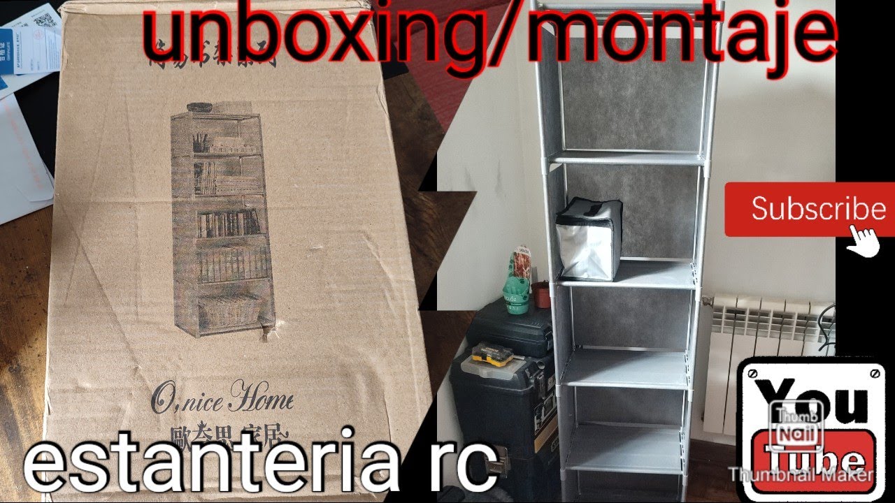 UNBOXING y MONTAJE ESTANTERIA RC ALIEXPRESS🤔👨‍🔧tendra BUENA RELACIÓN CALIDAD-PRECIO??🤔