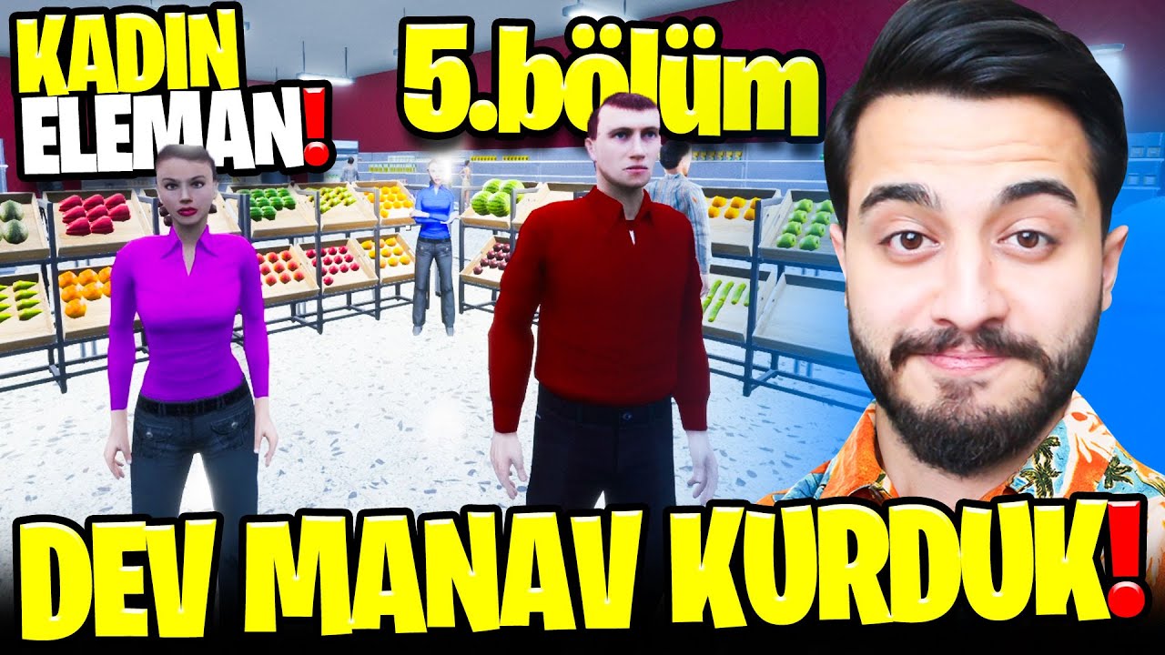 MARKETİ BAŞTAN SONA DEKORE ETTİK! YENİ KADIN ELEMAN ALDIK! Ekipli Süpermarket Simülatör #5