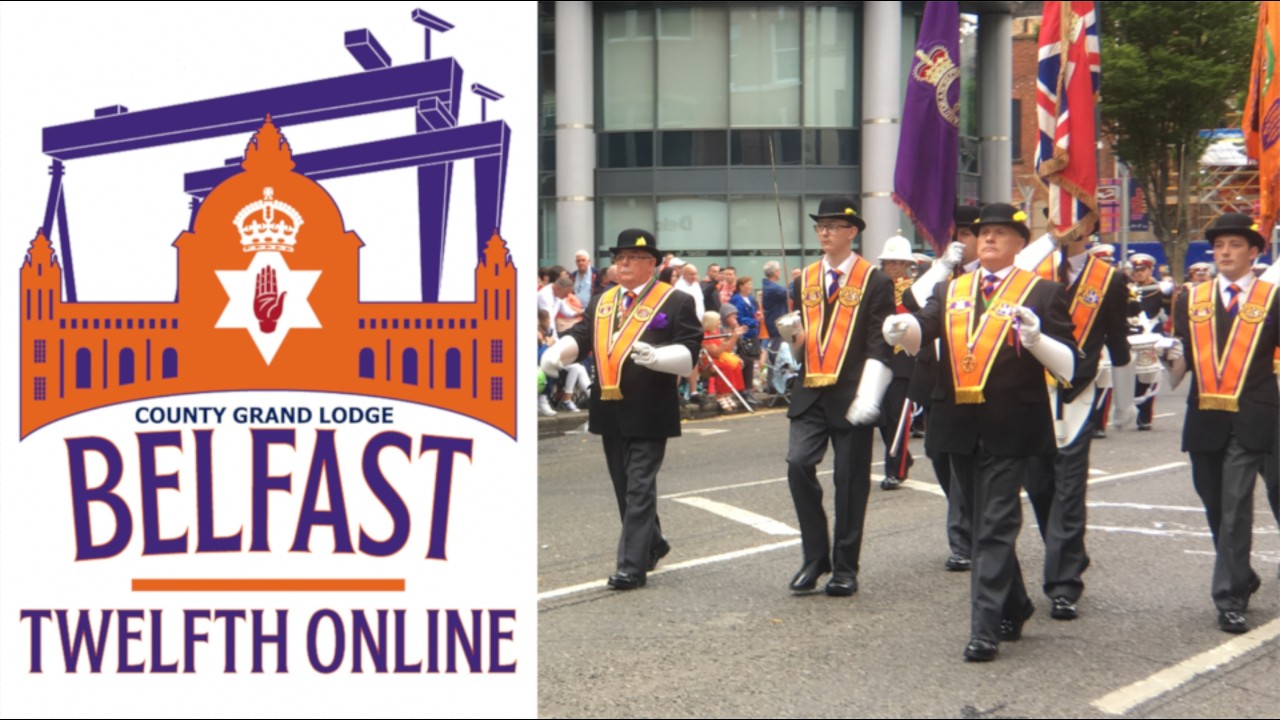 (HD version) 2026 Twelfth Online - watch the full outbound Belfast County parade