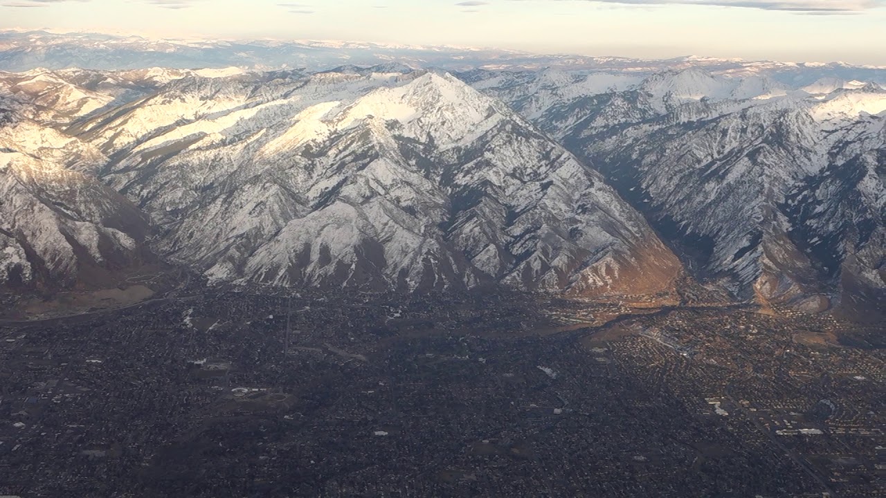 Winter Take Off From Salt Lake City, Utah (SLC)