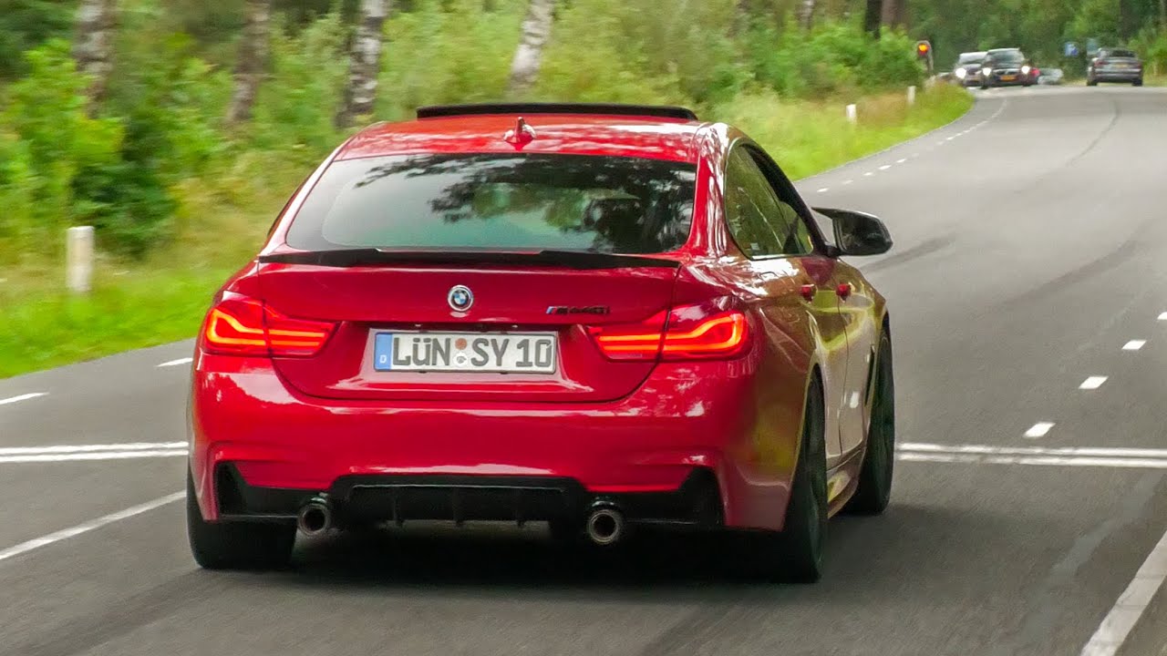 BMW 440i B58 with Decat Exhaust - BURNOUTS And LOUD Accelerations!