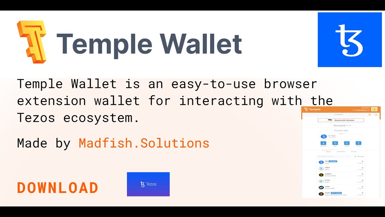 Defi on Tezos: How to Setup Tezo Defi Wallet with Temple Wallet