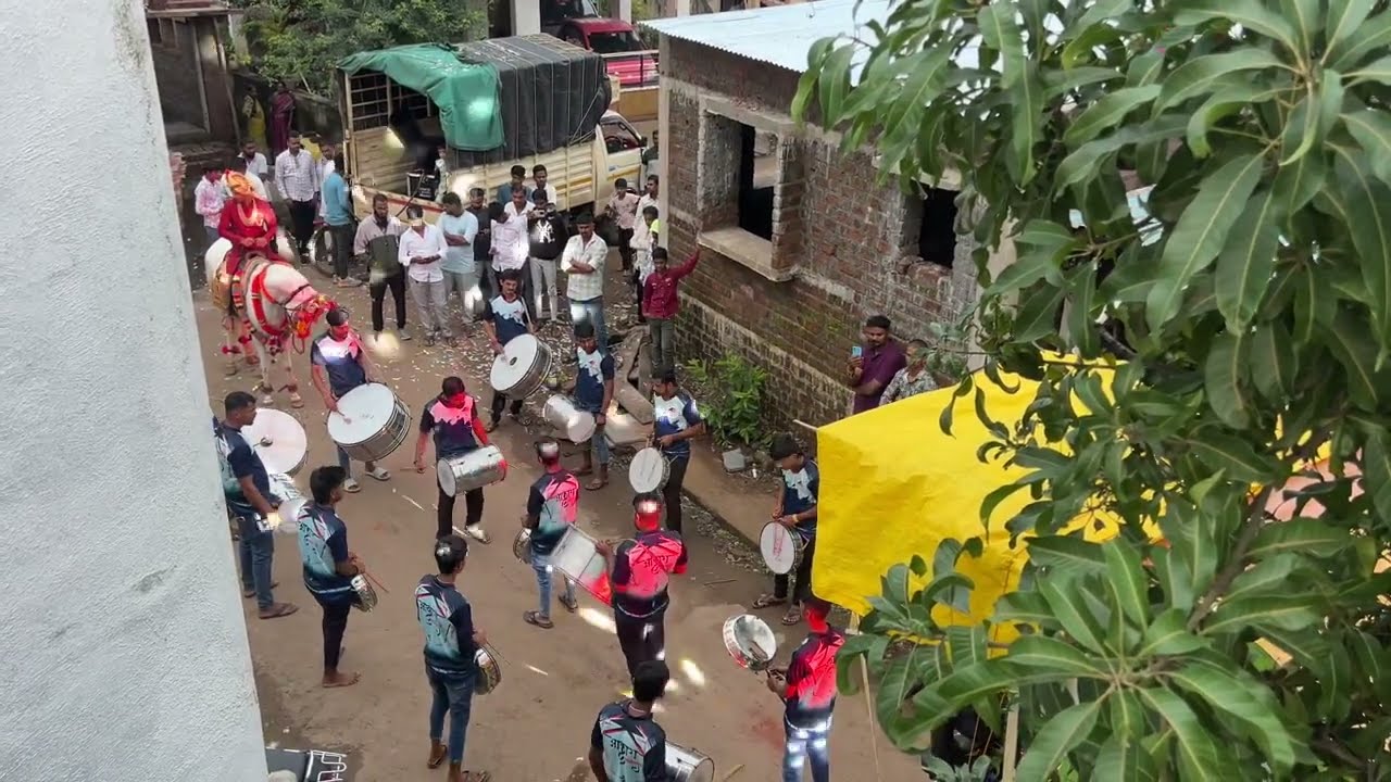 Akash musical banjo group Kolevadi ❤️‍🔥🤩 गालावरी खळी डोळ्यात धुंदी 🔊Shivade show 🔊✌️