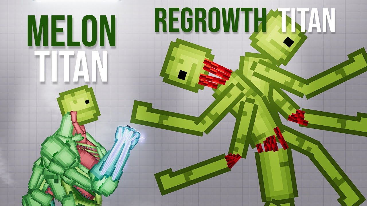 Melon Titan vs Regrowth Melon Titan [UNDYING] - People Playground 1.26.6