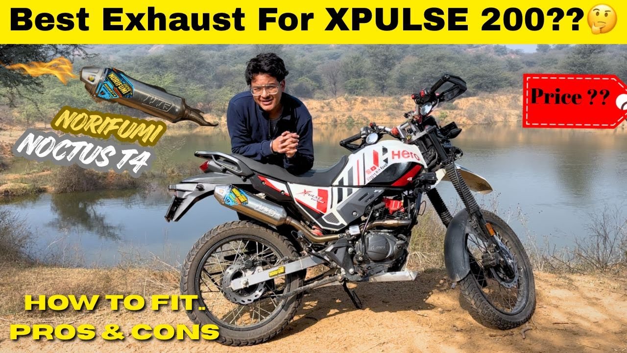 Best Exhaust For Hero Xpulse 200 4v | Noctus Norifumi T4 Exhaust | Performance Exhaust | Pros & Cons
