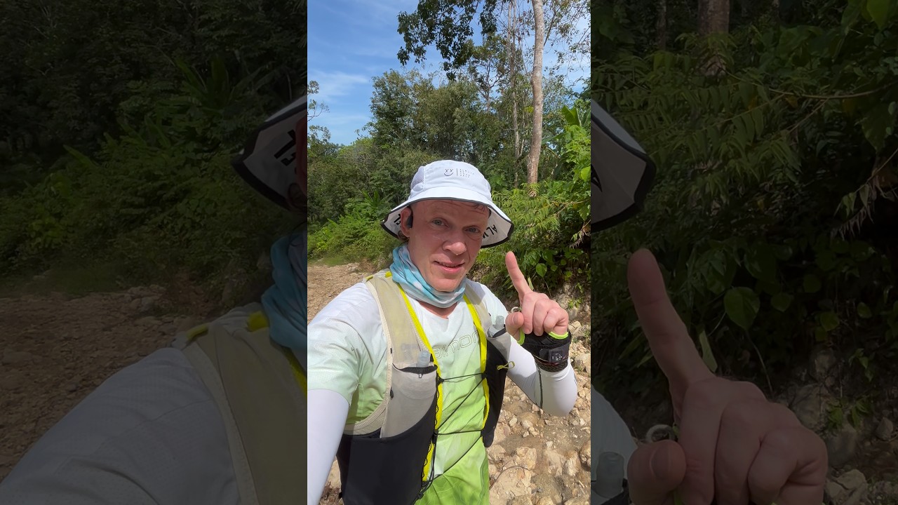 Do your arms, shoulders, and back get tired when running with poles? #runningpoles #trailrunninglife