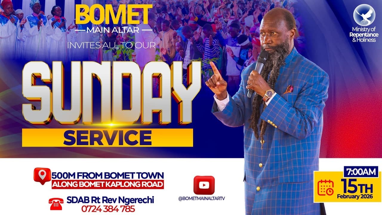 BOMET MAIN ALTAR SUNDAY SERVICE || 15TH FEBRUARY 2026