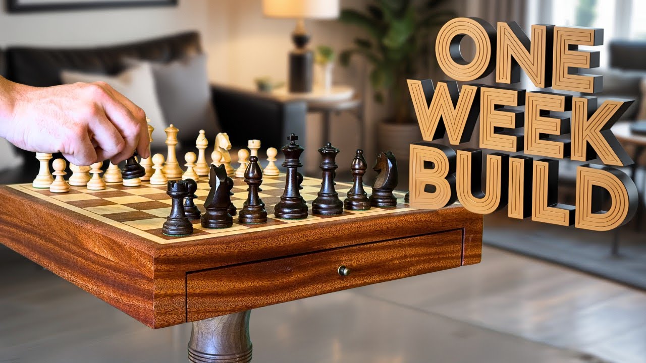 I Built a Chess Table in a Week (What Could Go Wrong?)