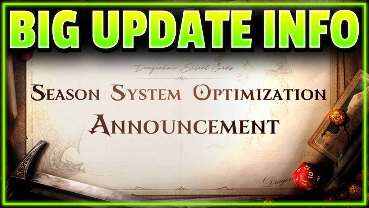 🚨 NEW Information Regarding April 7 UPDATE 🚨 Season System Optimization | Dragonheir x Dragonstride