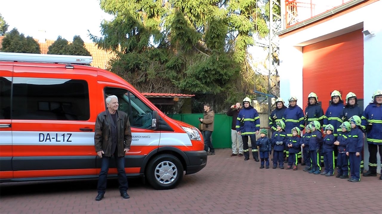 SDH Moravany - předání nového vozu