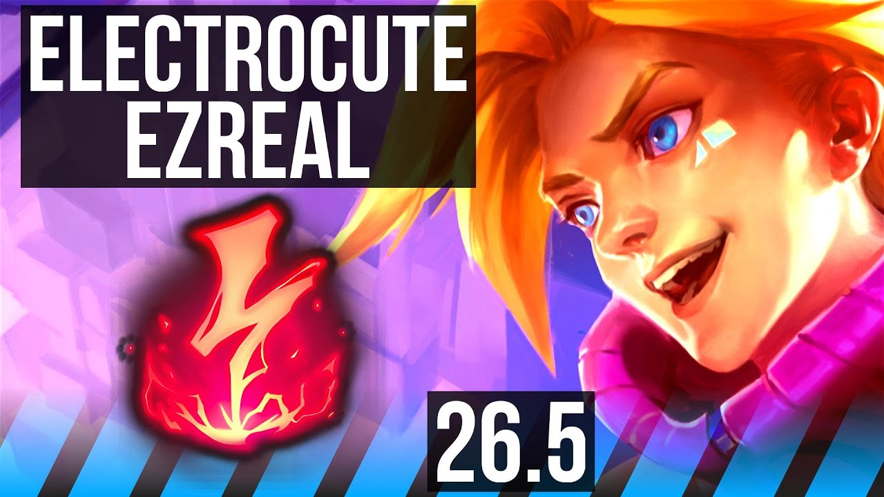 EZREAL vs AHRI (MID) | Electrocute, Good KDA: 7/1/12 | EUNE Master | 26.5