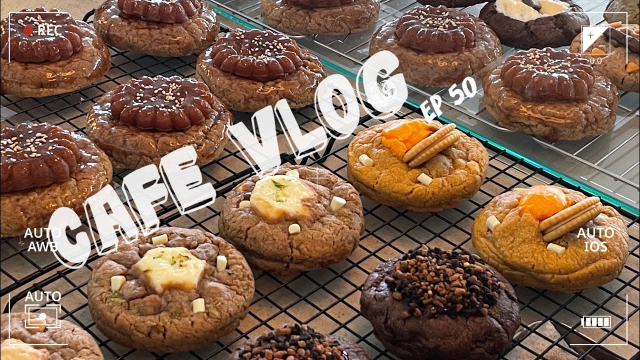 SUB) 카페 브이로그 | cafe vlog #50 | 개인카페인데 이렇게 바빠도 되나요..?