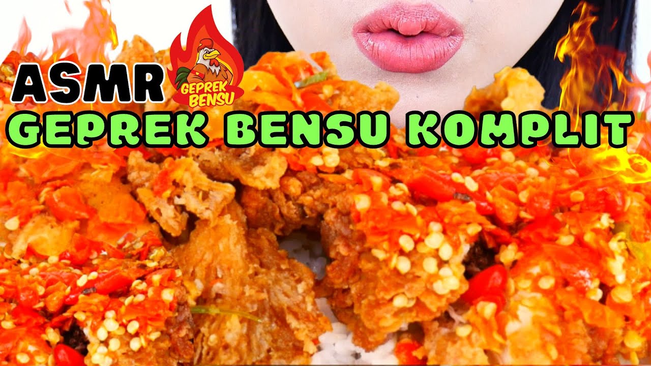 SUPER KOMPLIT! ASMR SEMUA MENU GEPREK BENSU BIKIN PERUT MELILIT🐓🥵