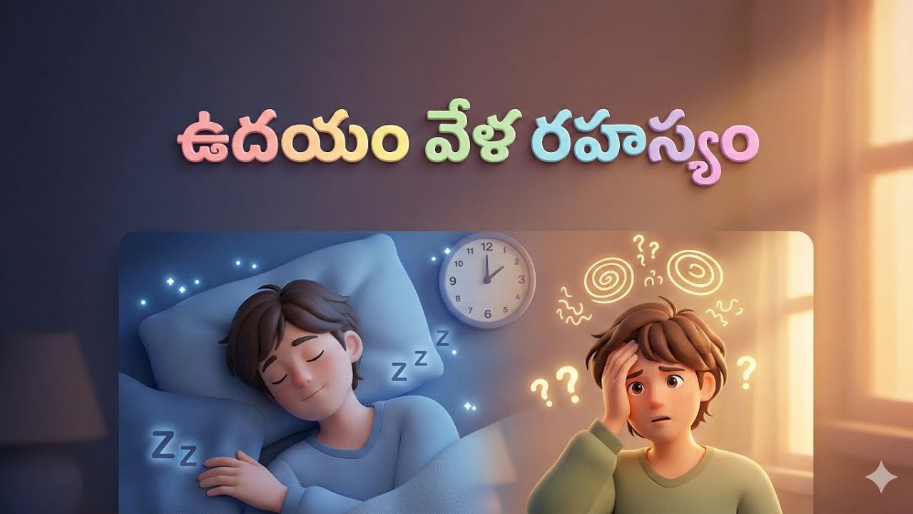 Morning Secrets in Telugu | ఉదయం వేళ రహస్యం | Success Habits