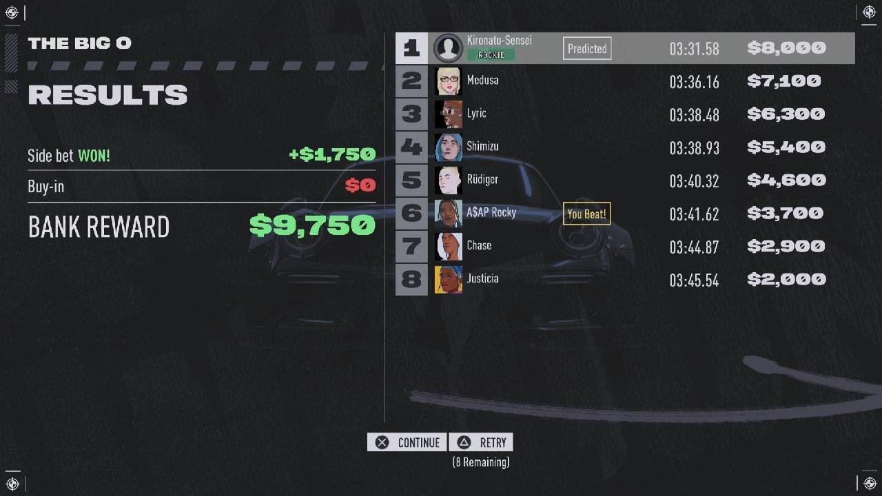 The Big O NFS Unbound 3.31,58