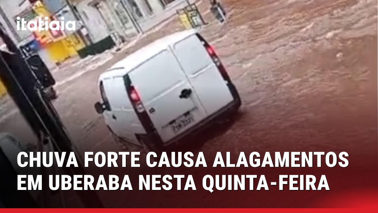 CHUVA FORTE CAUSA ALAGAMENTOS EM UBERABA, NO TRI&Acirc;NGULO MINEIRO NA TARDE DESTA QUINTA-FEIRA (26)
