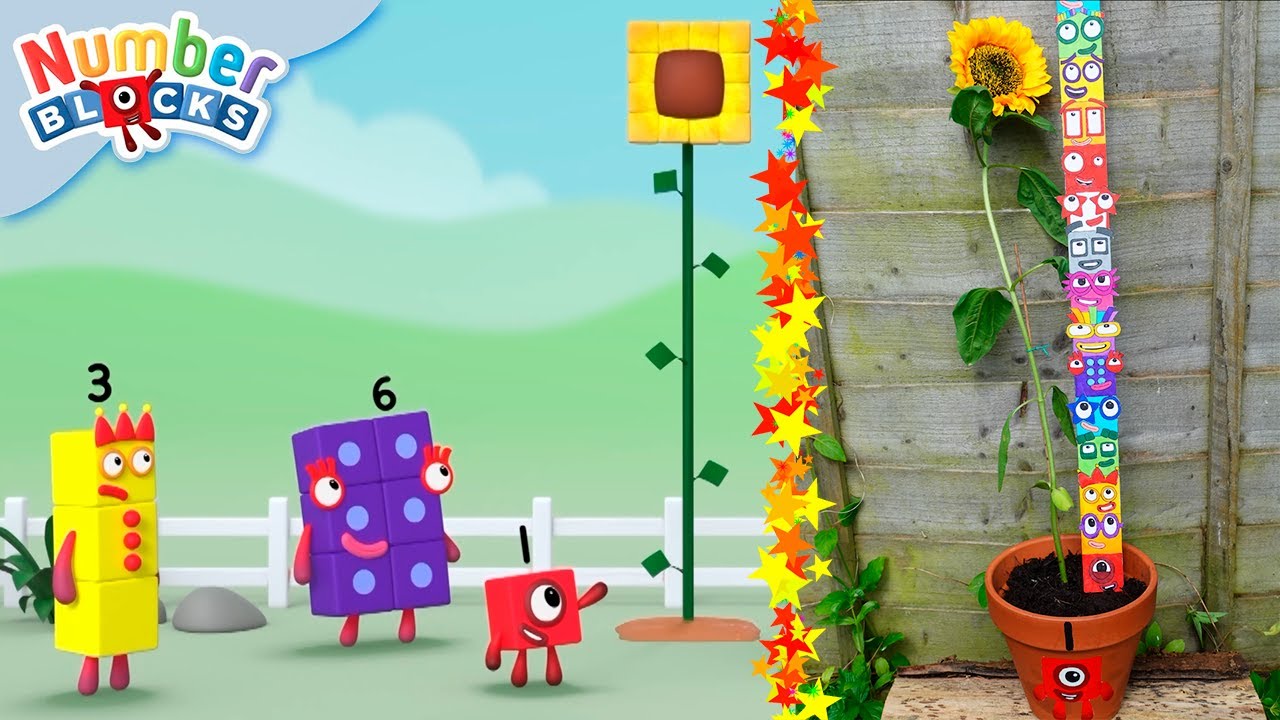 🌻Grow and Learn with Sunflower Fun 🌱 DIY | Arts and Crafts for Kids | Learnt to count | Numberblocks