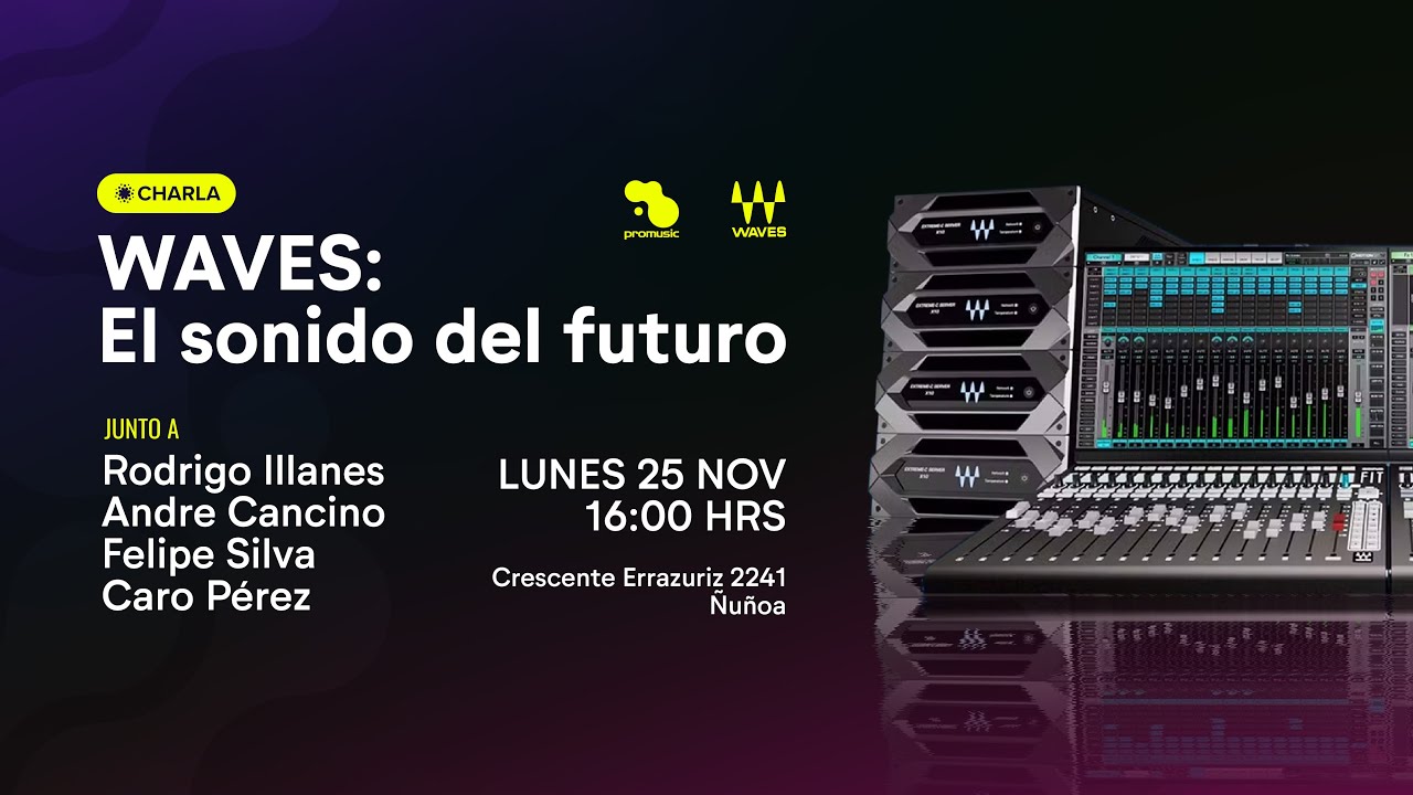 Charla "Conversatorio Waves" - Con Andre Cancino, Felipe Silva, Rodrigo Illanes y Caro Pérez