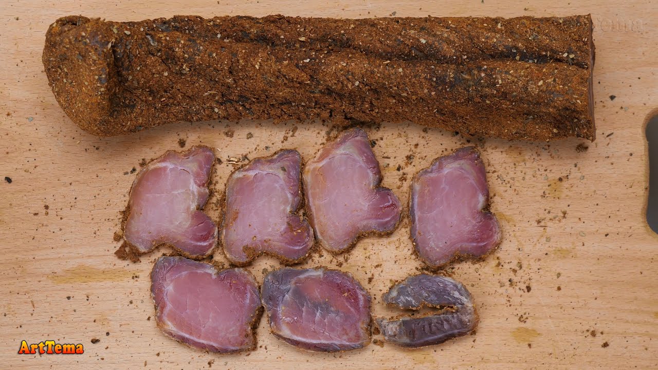 Как приготовить вяленое мясо дома 📌 Рецепт бастурмы из свиной корейки: альтернатива дорогому хамону!