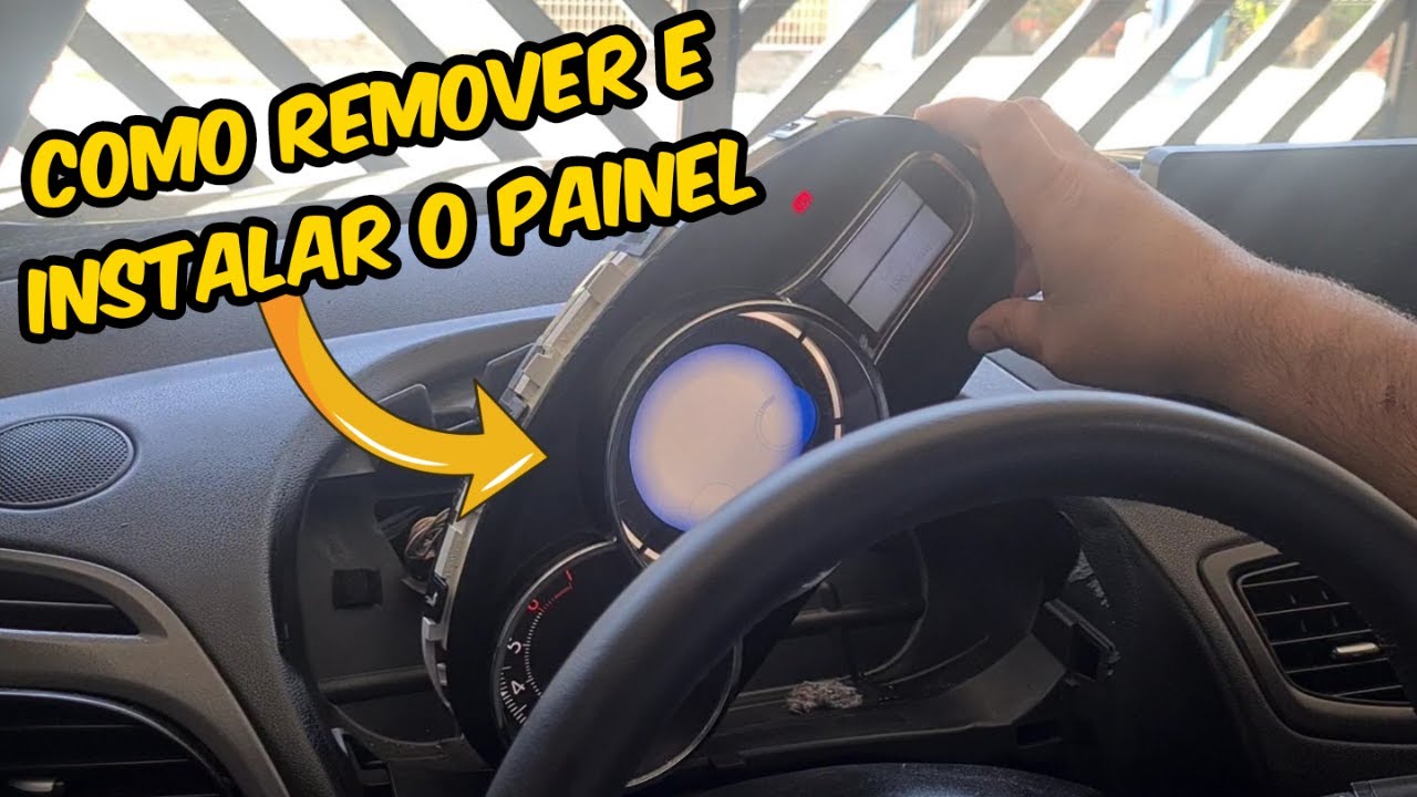Como remover e instalar o painel de instrumentos do Fluence - Passo a Passo
