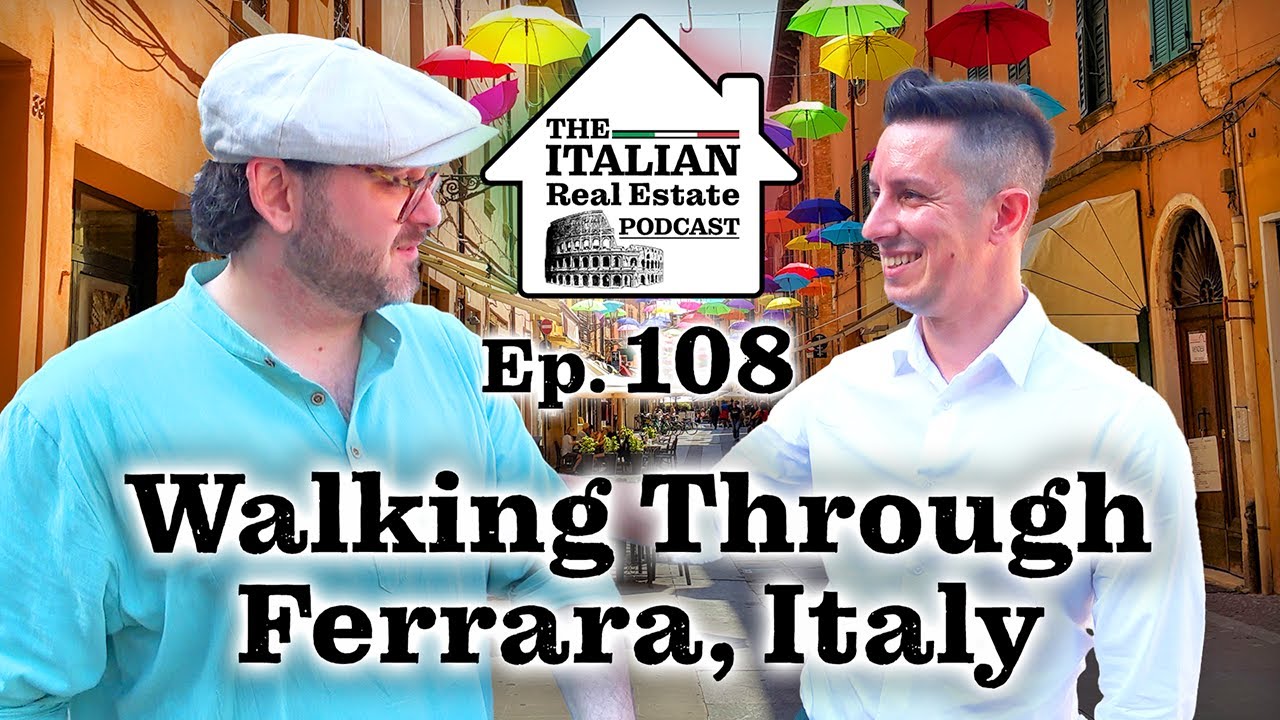 Buying Property in Ferrara, Italy - Walking Around Ferrara's City Center