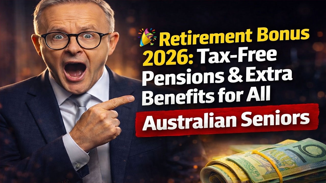 Retirement Bonus 2026: Tax-Free Pensions & Extra Benefits for All Australian Seniors