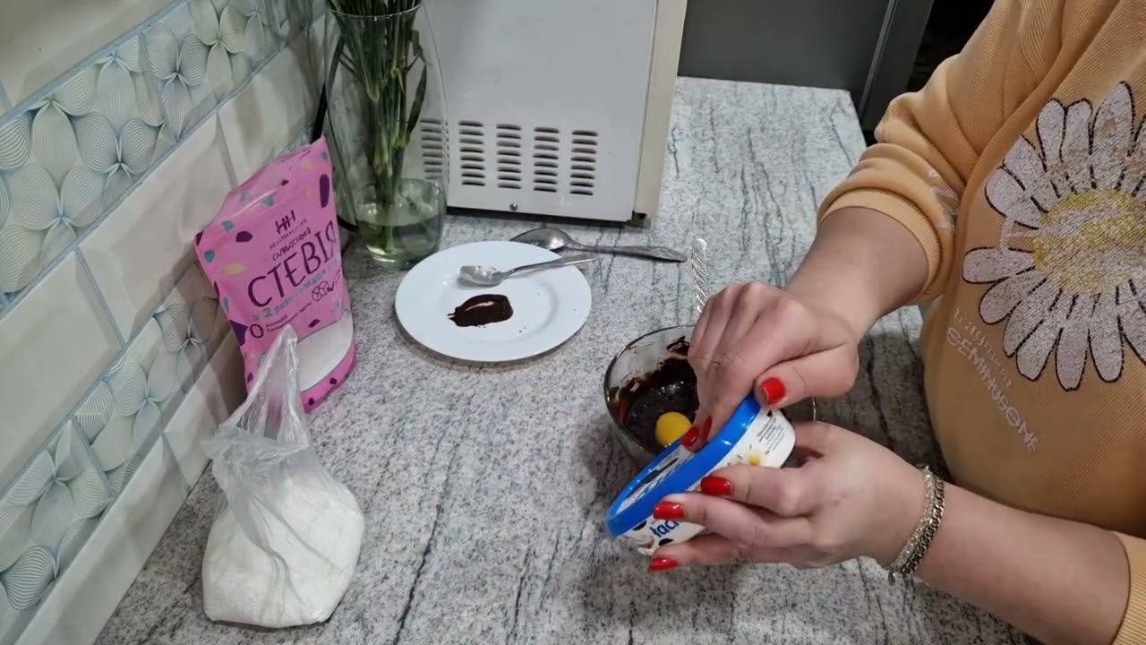 Шоколадный десерт без сахара 