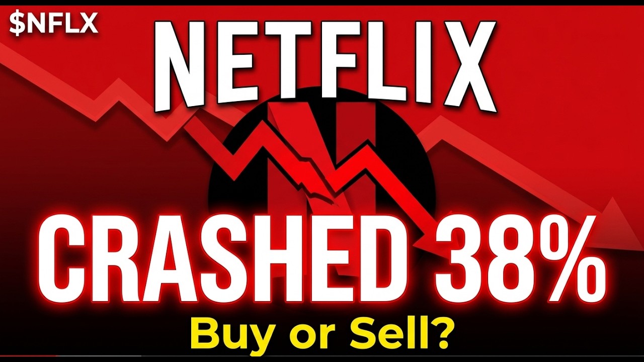 Netflix Stock CRASHED 38% &mdash; Buy the Dip or SELL NOW? (NFLX Analysis 2026)