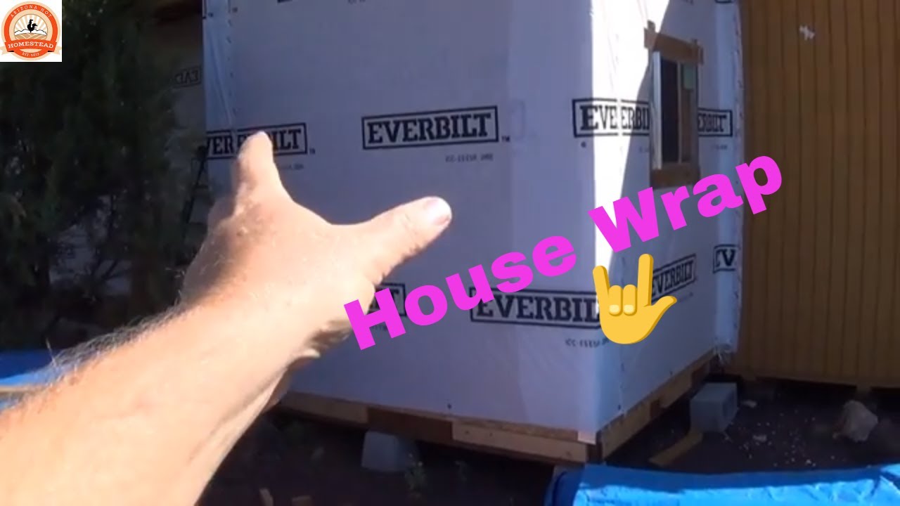 Tyvek House Wrap ? 🛠  No Its Better. 🚧