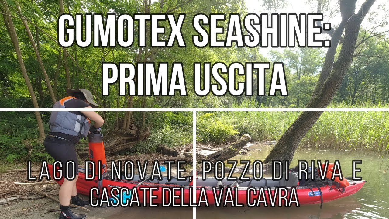 PRIMA uscita con la SEASHINE di Gumotex: al lago di Mezzola a caccia di cascate