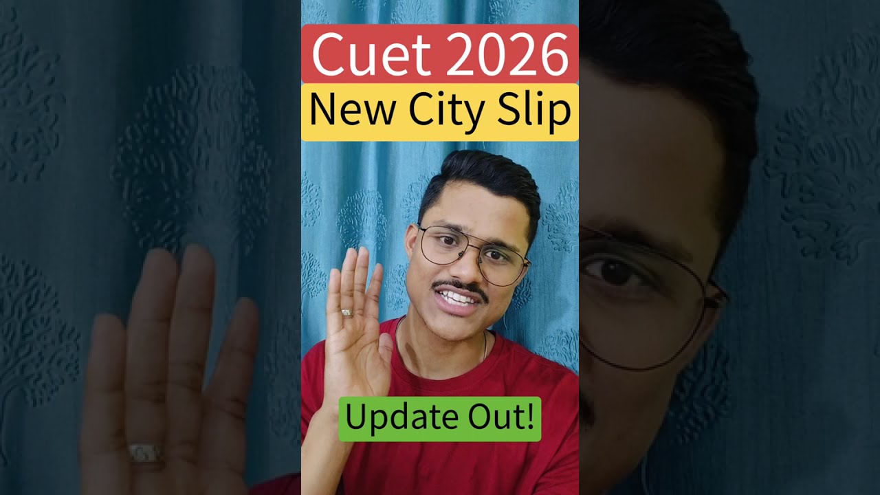 🚨 CUET 2026 City Intimation Slip Official Update | NTA New Exam Dates & Admit Card (How to Check)