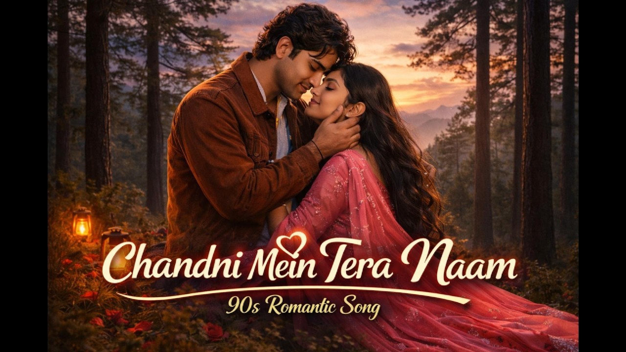 Chandni Mein Tera Naam ❤️ | 90s Kumar Sanu Style Romantic Song
