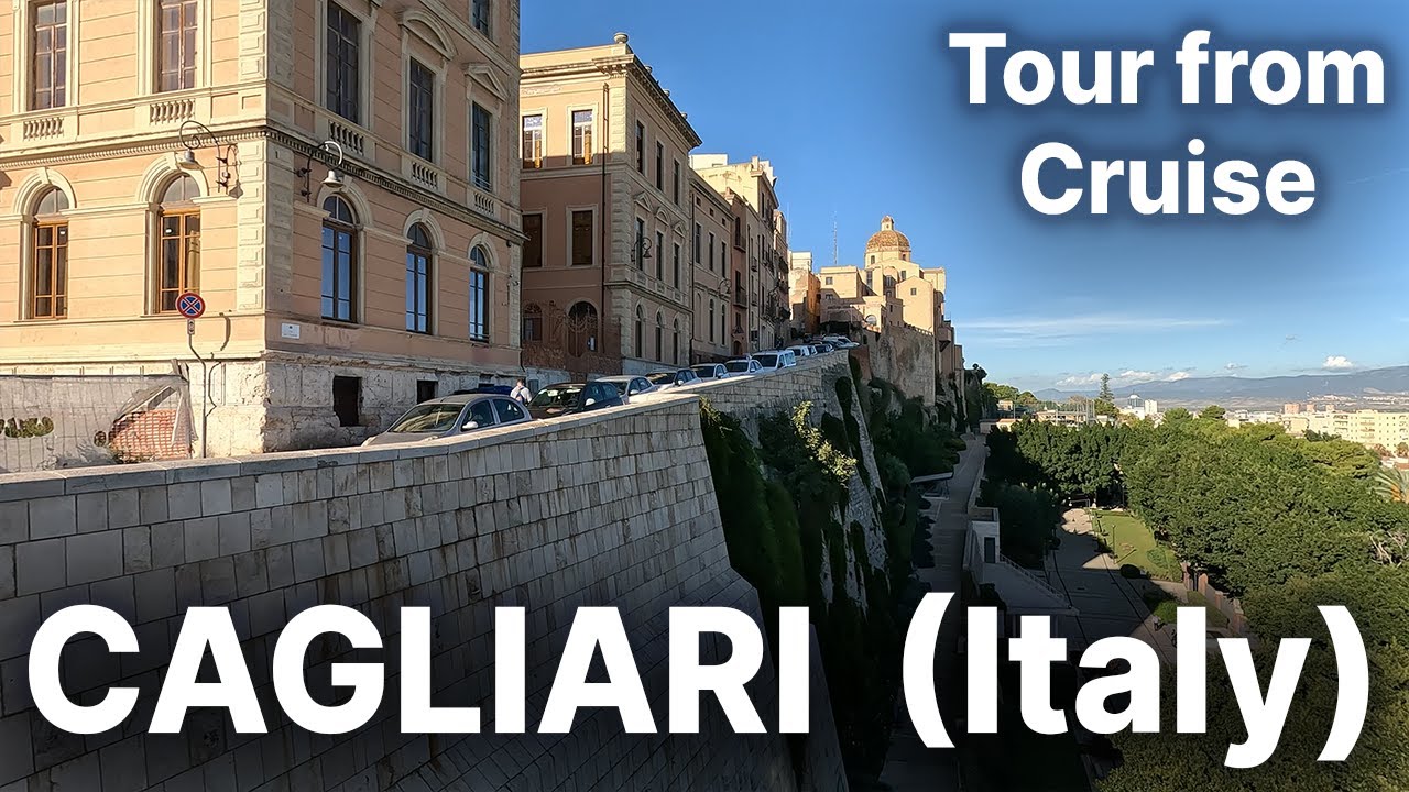 CAGLIARI - 4k Tour - Exploring Cagliari from a Cruise