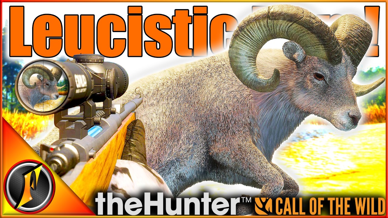 HUGE LEUCISTIC Bighorn on Silver Ridge Peaks! | theHunter Call of the Wild