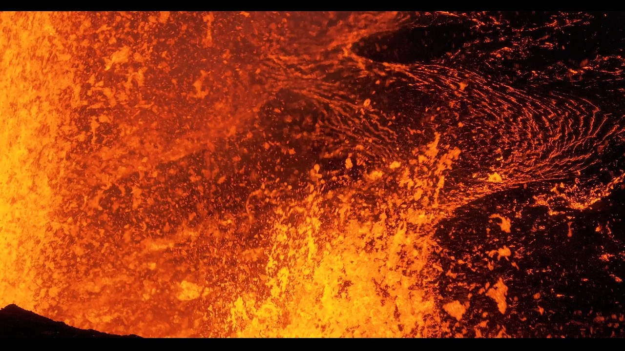 So Close to Melting My Drone - Iceland Volcano July, 2025