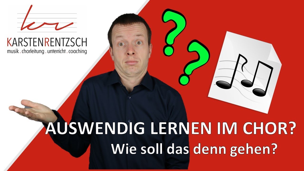 Wie lernt mein Chor auswendig singen? Kann ich ohne Noten einstudieren? #ErfolgImChor #10