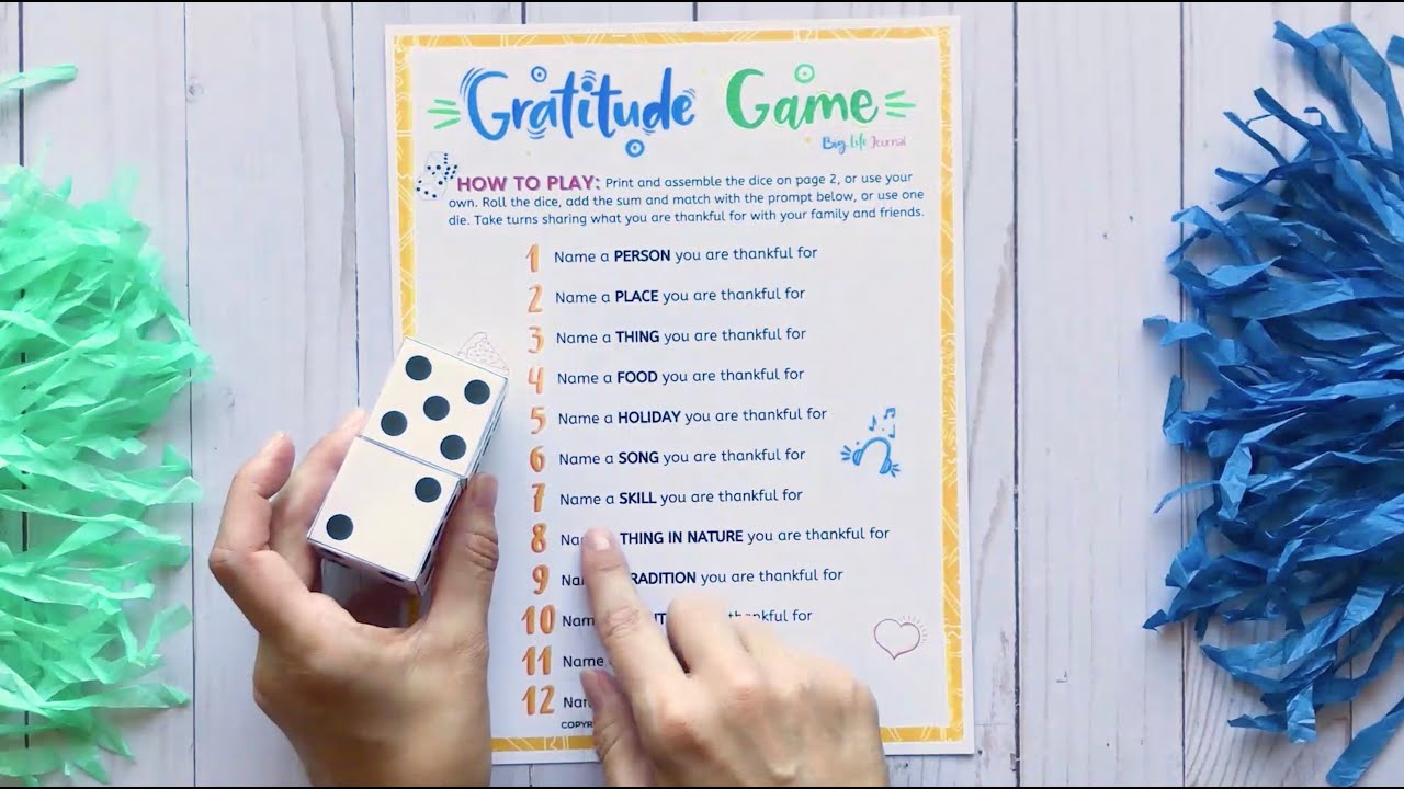 Gratitude Game for Kids