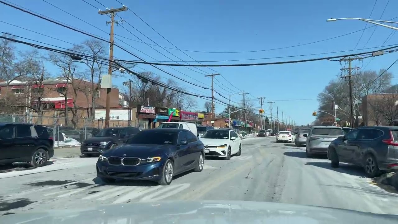 WWG 4K Drive 4°: NYC Bronx, Baychester / NY Westchester, Mt. Vernon - Local Roads morning 2026-02-8
