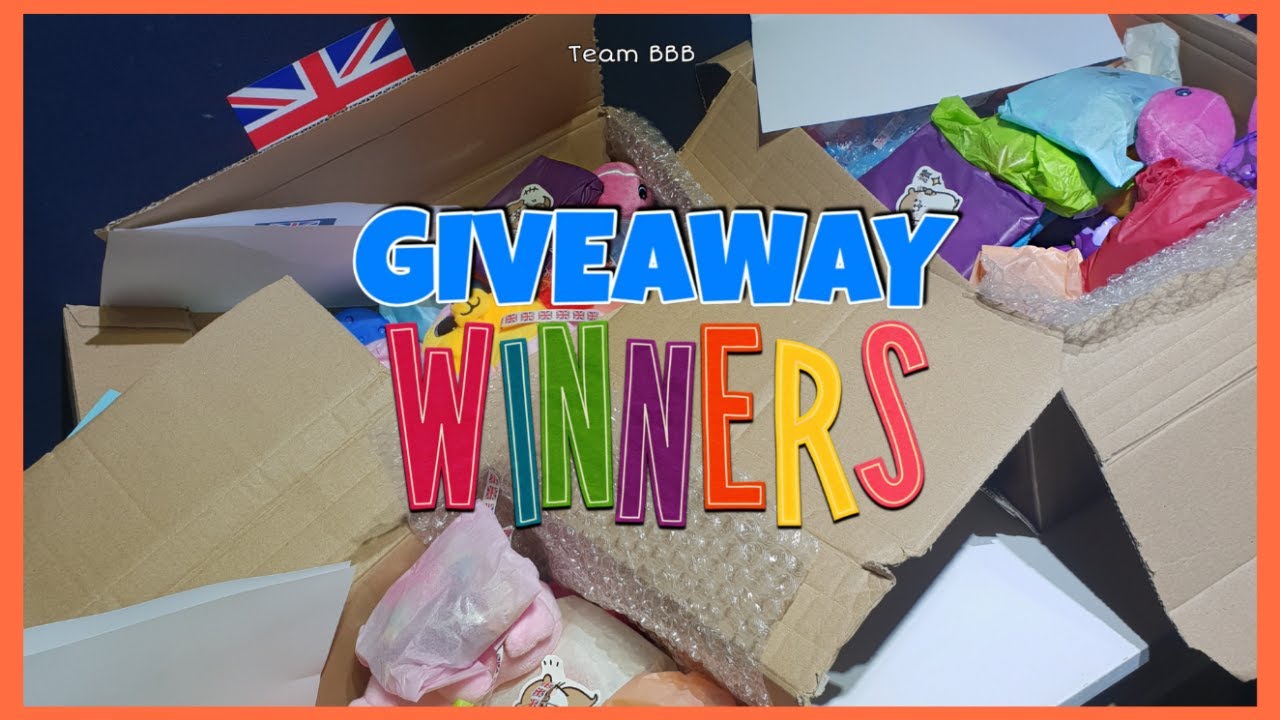 GIVEAWAY WINNERS!! Was it you? 😀