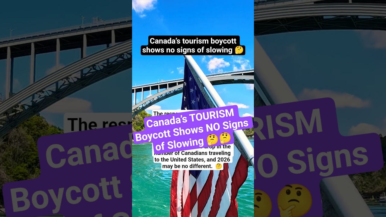 Canada&rsquo;s TOURISM Boycott Shows NO Signs of Slowing 🤔🤔 #travel #canada