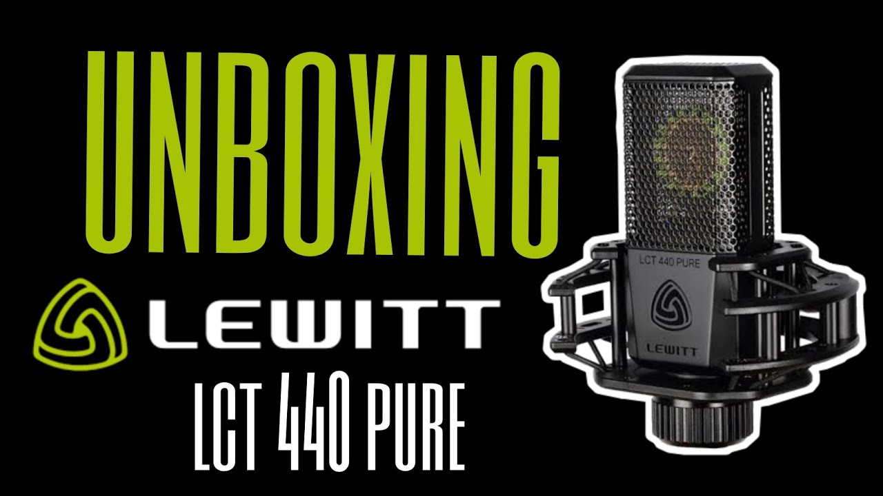 lewitt lct 440 pur&eacute; ( unboxing ) 🚨 un bundle listo para montar y grabar 🤯