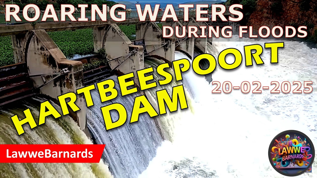 HARTBEESPOORT DAM ROARING AS SLUICE GATES OPENED | AMAZING SIGHTS #hartbeespoortdam #floods