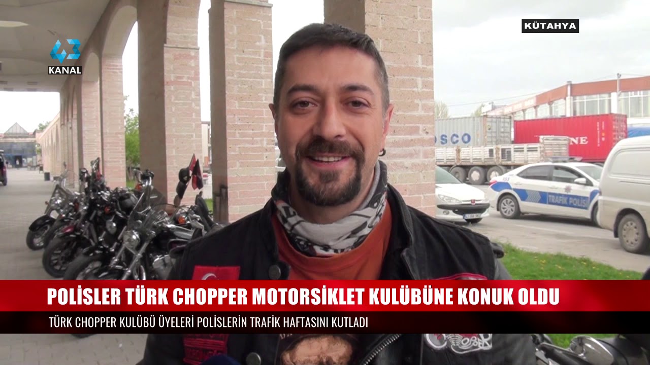 POLİSLER T&Uuml;RK CHOPPER MOTORSİKLET KUL&Uuml;B&Uuml;NE KONUK OLDU