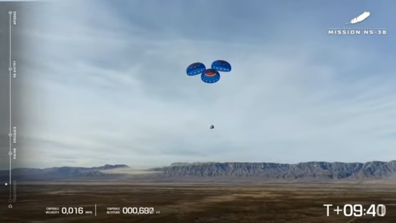 LIVE: Blue Origin launching 6 tourist to space from Texas