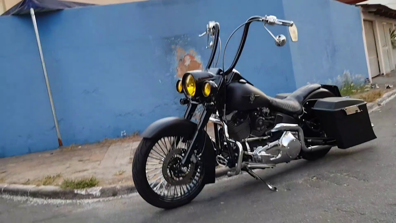 Bagger harley davidson softail - low idle / marcha lenta - 550 rpm