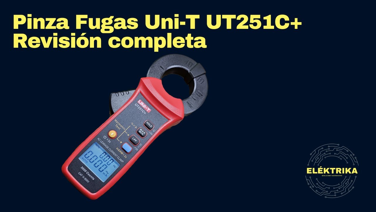 Pinza Fugas Uni-T UT251C+ Revisión Completa