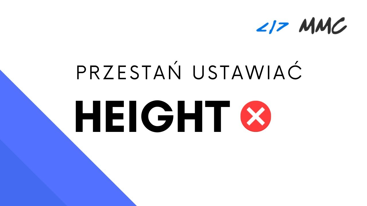 Przestań Korzystać z Height w CSS! 👀