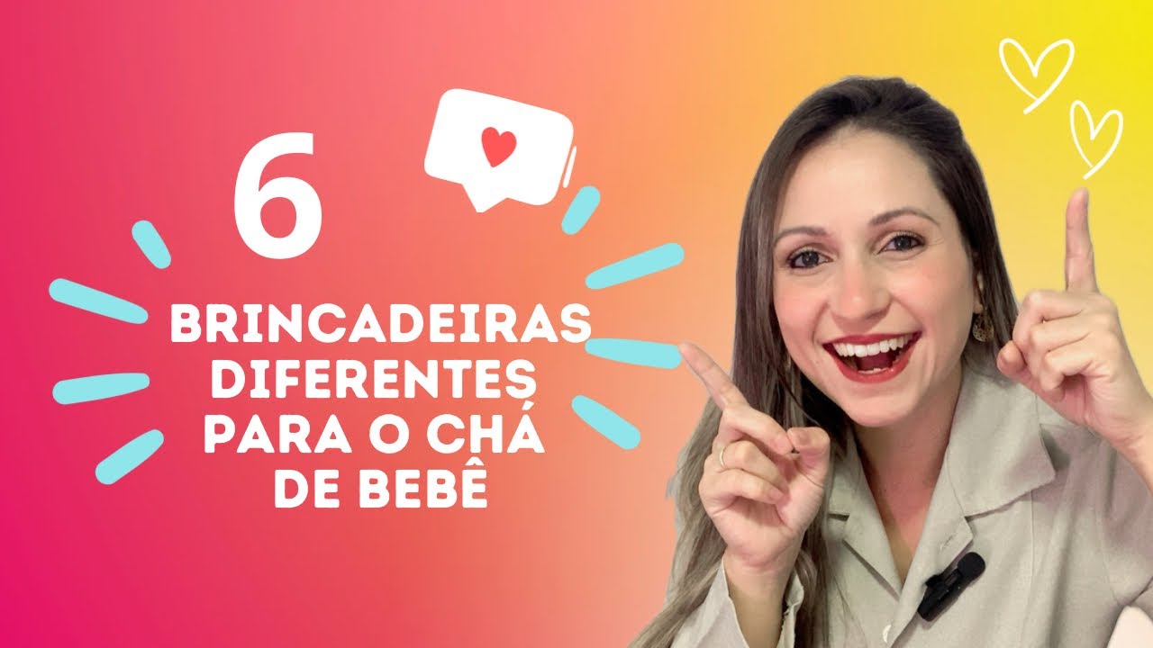 6 Brincadeiras diferentes e divertidas para fazer no chá de bebê
